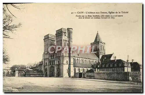 Ansichtskarte AK Caen L Abbaye aux Dames Eglise de la Trinite