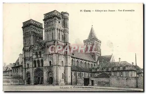 Cartes postales Caen Abbaye aux Dames Vue d ensemble