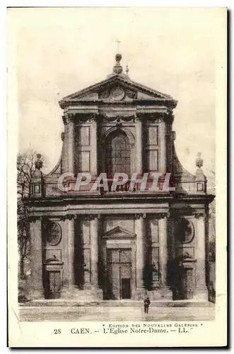 Cartes postales Caen L Eglise Notre Dame