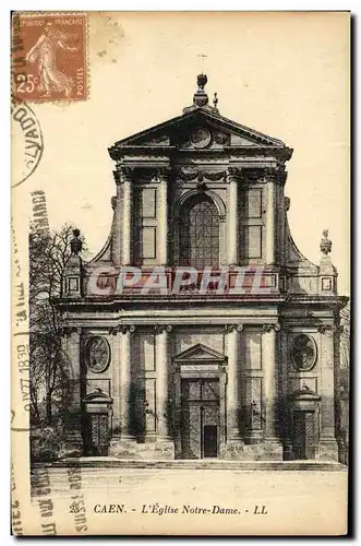 Cartes postales Caen L Eglise Notre Dame