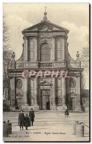 Ansichtskarte AK Caen Eglise Notre Dame