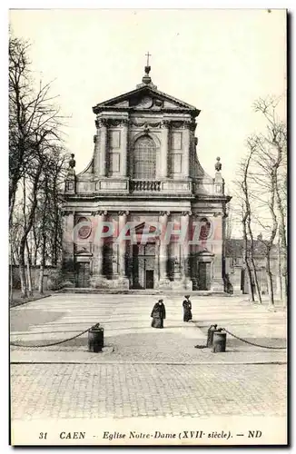 Ansichtskarte AK Caen Eglise Notre Dame