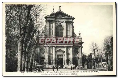 Ansichtskarte AK Caen Eglise Notre Dame construite par les Jesuites