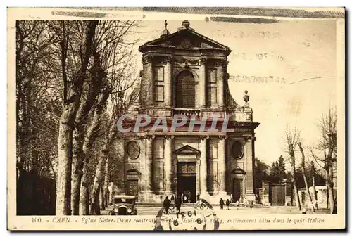 Cartes postales Caen Eglise Notre Dame construite