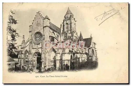 Cartes postales Caen Le Vieux Saint Etienne