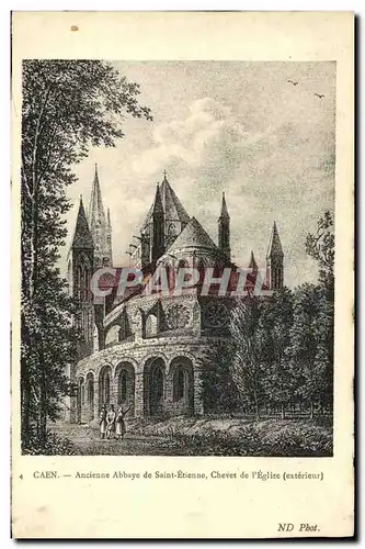 Ansichtskarte AK Caen Ancienne abbaye de Saint Etienne Abbaye aux Hommes