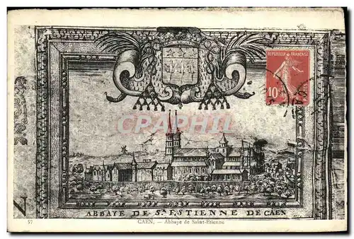 Cartes postales Caen Abbaye de Saint Etienne