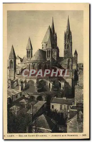 Cartes postales Caen Eglise Saint Etienne Abbaye aux homes