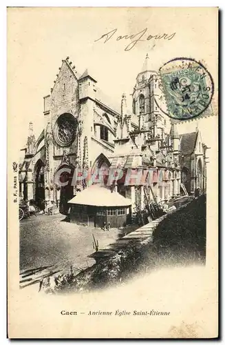 Cartes postales Caen Ancienne Eglise Saint Etienne