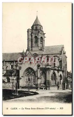 Cartes postales Caen Le Vieux Saint Etienne