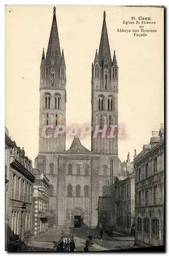 Ansichtskarte AK Caen Eglise St Etienne ou abbaye aux hommes Facade