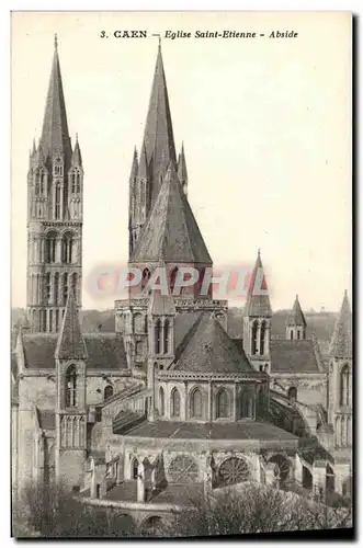 Ansichtskarte AK Caen Eglise St Etienne Abside