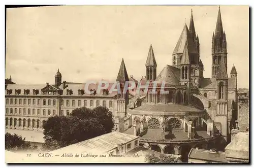 Ansichtskarte AK Caen Abside de l Abbaye aux Hommes