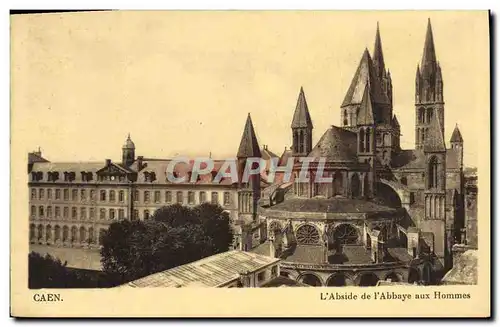 Cartes postales Caen Abside de L Abbaye aux Hommes