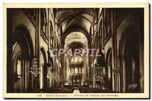 Cartes postales Caen Interieur de L Abbaye aux Hommes