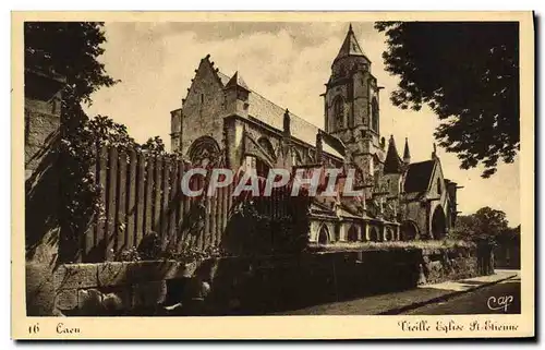 Cartes postales Caen Vieille eglise Saint Etienne