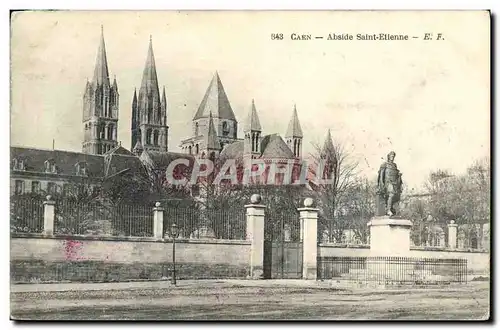 Cartes postales Caen Abside Saint Etienne