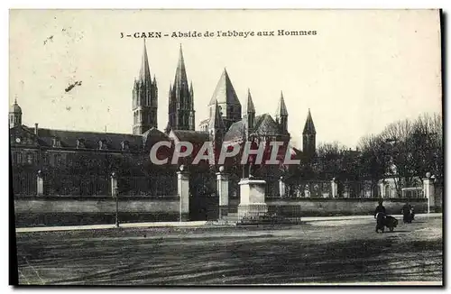 Ansichtskarte AK Caen Abside de L abbaye aux Hommes