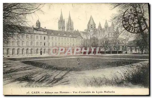 Ansichtskarte AK Caen Abbaye aux Hommes Vue d Ensemble du Lycee Malherbe