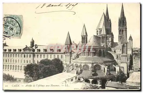 Ansichtskarte AK Caen Abside de l Abbaye aux Hommes