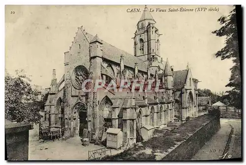 Cartes postales Caen Le Vieux Eglise Saint Etienne