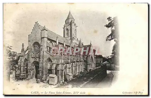 Cartes postales Caen Le Vieux Eglise Saint Etienne