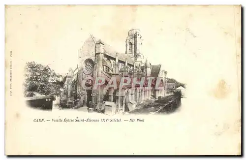 Cartes postales Caen Vieille Eglise Saint Etienne