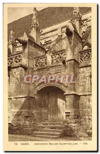 Ansichtskarte AK Caen Ancienne Eglise Saint Gilles