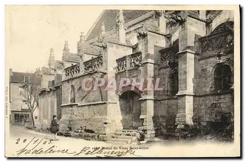 Cartes postales Caen Ancienne Eglise Saint Gilles Portail