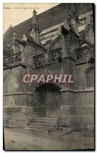 Ansichtskarte AK Caen Le Vieux Saint Gilles Eglise