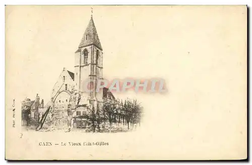 Cartes postales Caen Le Vieux Saint Gilles