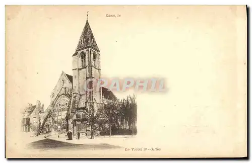 Cartes postales Caen Le Vieux Saint Gilles