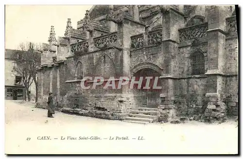 Ansichtskarte AK Caen Le Vieux Saint Gilles