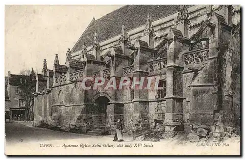 Cartes postales Caen Le Vieux Saint Gilles