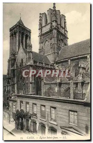 Cartes postales Caen L Eglise Saint Jean