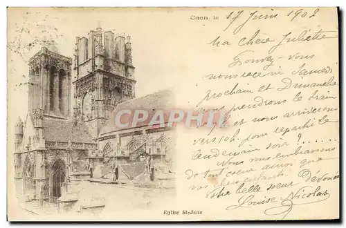 Cartes postales Caen Eglise Saint Jean