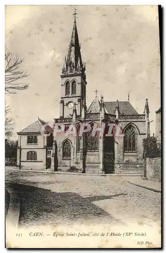 Ansichtskarte AK Caen L Eglise Saint Julien