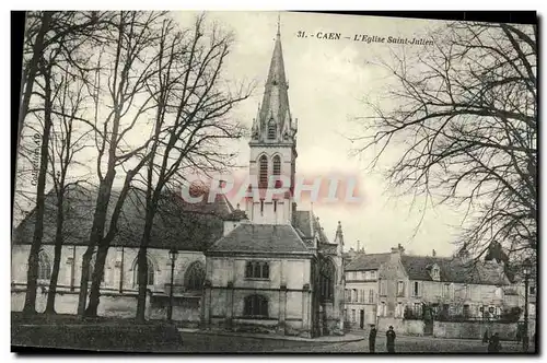 Ansichtskarte AK Caen L Eglise Saint Julien