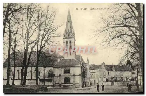 Ansichtskarte AK Caen L Eglise Saint Julien