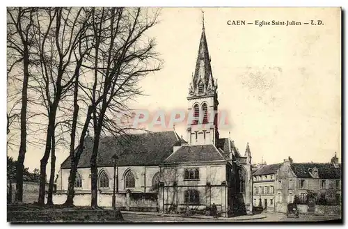 Ansichtskarte AK Caen L Eglise Saint Julien