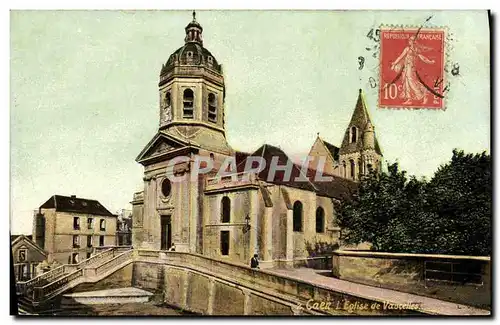 Ansichtskarte AK Caen L Eglise Saint Michel de Vaucelles