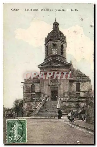 Ansichtskarte AK Caen L Eglise Saint Michel de Vaucelles