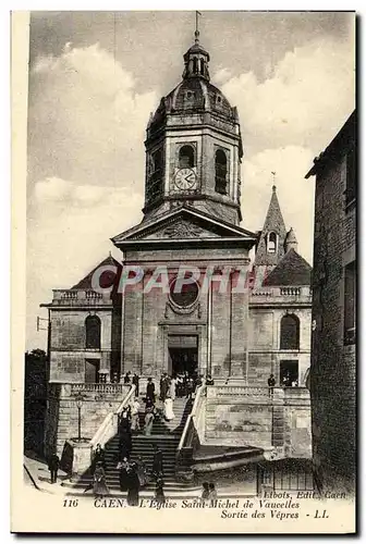 Ansichtskarte AK Caen L Eglise Saint Michel de Vaucelles