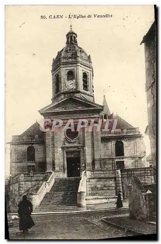 Ansichtskarte AK Caen L Eglise de Vaucelles