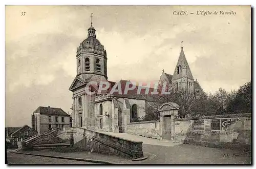 Ansichtskarte AK Caen L Eglise de Vaucelles