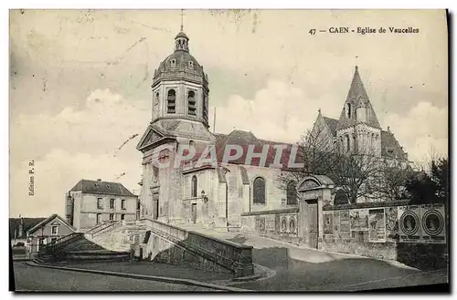 Ansichtskarte AK Caen L Eglise de Vaucelles