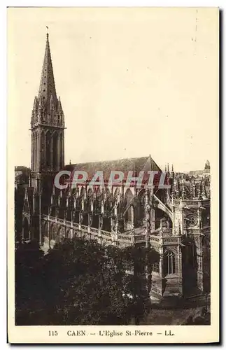 Cartes postales Caen L Eglise St Pierre