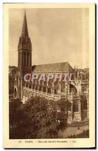 Ansichtskarte AK Caen Abside de L Eglise St Pierre