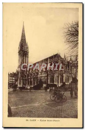 Ansichtskarte AK Caen Abside de L Eglise St Pierre