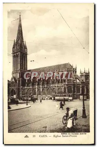 Ansichtskarte AK Caen Portail de L Eglise